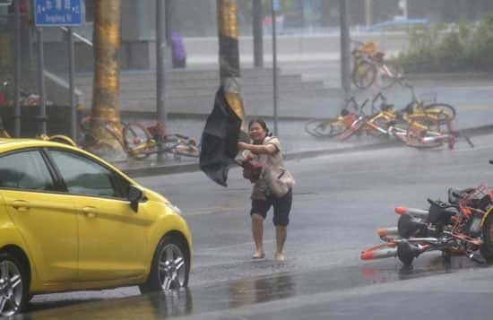 تصاویری از خسارات وحشتناک طوفان سهمگین مانگکوت در چین