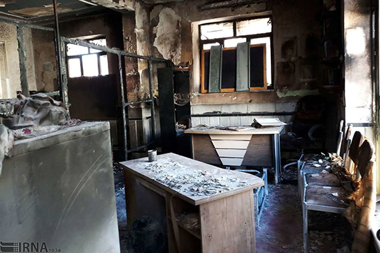 آتش سوزی مرگبار مدرسه دخترانه در زاهدان