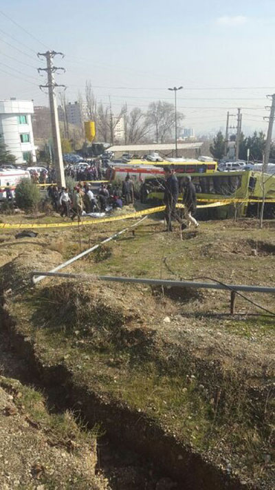واژگونی مرگبار اتوبوس در دانشگاه علوم تحقیقات / 7 کشته 28 زخمی