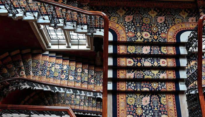 هتلی مجلل در لندن با فرش‌های زیبای ایرانی