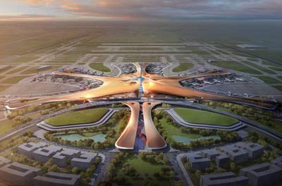 بزرگترین فرودگاه جهان در چین