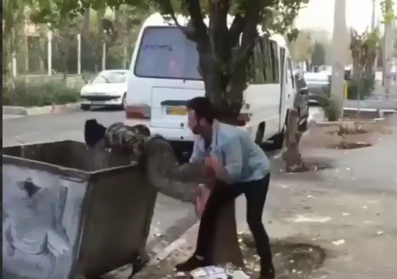 فرد اهانت کننده به کودک زباله گرد در استان البرز بازداشت شد