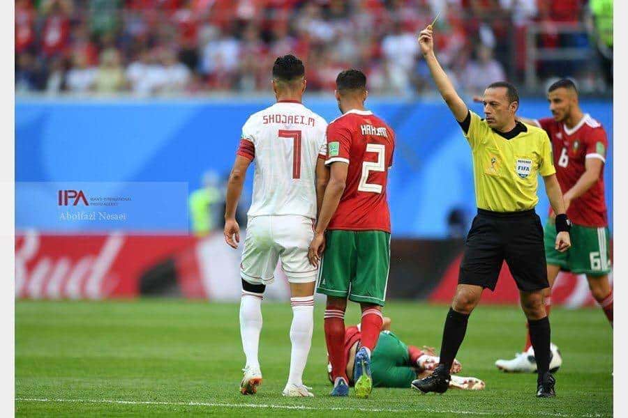 تصاویر | لحظات بازی ایران و مراکش و برد تاریخی ایران در جام جهانی بعد از 20 سال