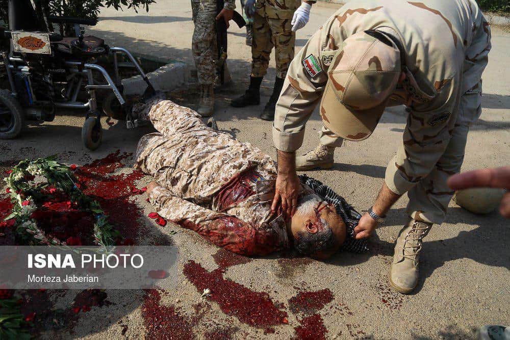 تصاویر غم‌بار از حمله تروریستی در اهواز
