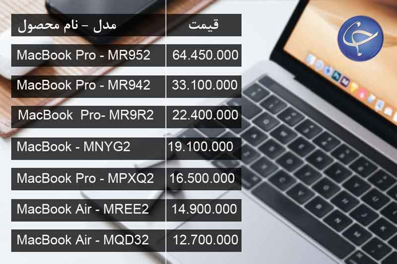 قیمت+لپ تاپ+اپل
