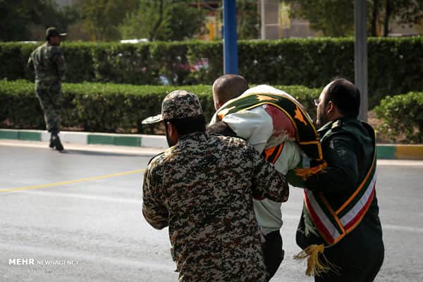 تصاویر غم‌بار از حمله تروریستی در اهواز