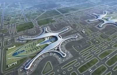 بزرگترین فرودگاه جهان در چین