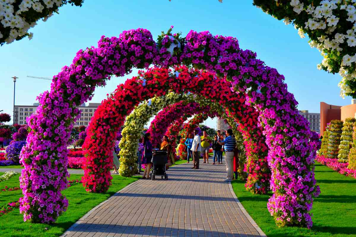 بزرگترین باغ گل جهان در دوبی