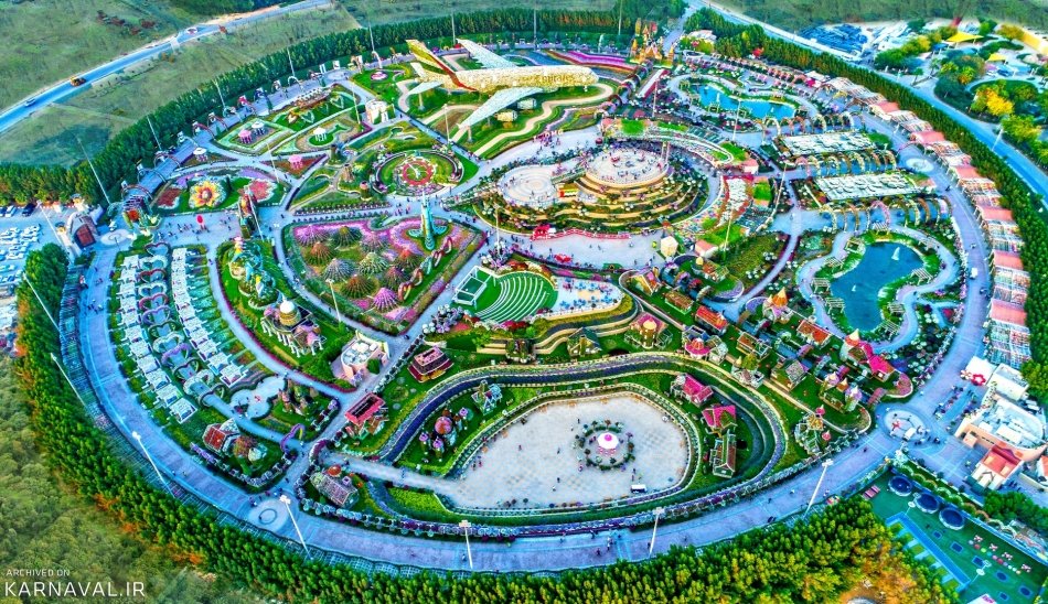بزرگترین باغ گل جهان در دوبی